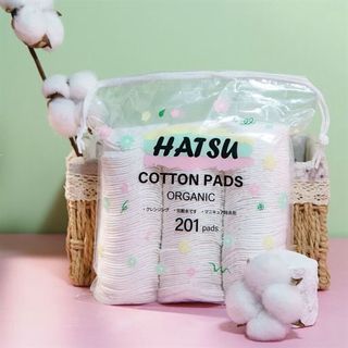 Bông Tẩy Trang Hatsu 201 Miếng ( Thùng 80 )