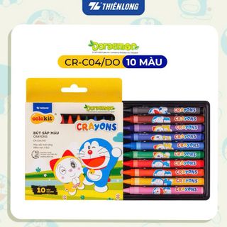 Bút Sáp màu Thiên Long nhân vật Doraemon CR-C04/DO, CR-C05/DO, CR-C04/DO