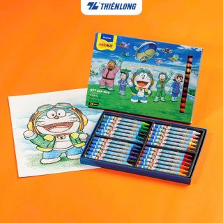 Bút Sáp màu Thiên Long nhân vật Doraemon CR-C04/DO, CR-C05/DO, CR-C04/DO