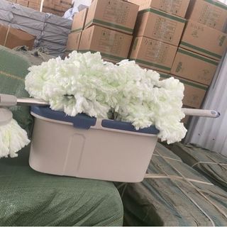 Bộ Lau Nhà Tròn 360 Độ Kèm 8 Bông Lau ( Thùng 17 )