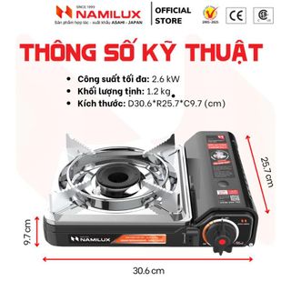 BẾP GAS DU LỊCH NAMILUX MMN-261SS (T10)