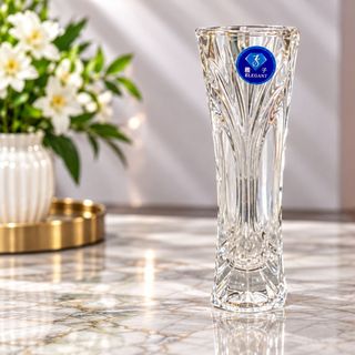 BÌNH CẮM HOA THUỶ TINH THÁP NHỎ 17cm ELEGANT 201 (T48)