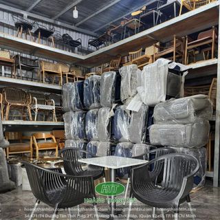 Ghế nhựa màu đen. Ghế cafe nhựa ngoài trời. Ghế nhựa cafe giá rẻ