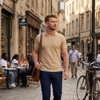 Polo Goat ss26, chất pique coton 100% 4 chiều xịn.