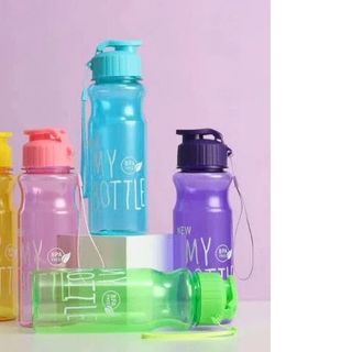 Bình Nước MY BOTTLE 500ml Có Dây Treo, Nắp Bật Tiện Lợi, Nhiều Màu