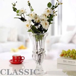 BÌNH CẮM HOA THUỶ TINH CÓ CHÂN 25cm DSHP131-250L1 (T12)