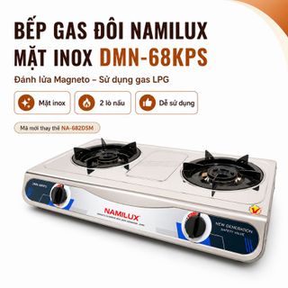BẾP GAS ĐÔI INOX NAMILUX DMN-68KPS