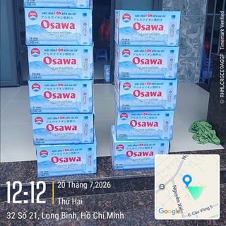 NƯỚC ION KIỀM OSAWA 500ML - 24 CHAI/THÙNG