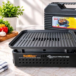 BẾP NƯỚNG GAS TÍCH NHIỆT KHÔNG KHÓI NAMILUX NH-84F