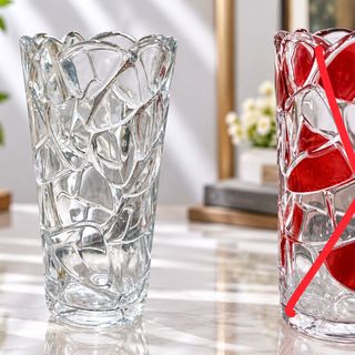 BÌNH CẮM HOA THUỶ TINH HOẠ TIẾT VẢY CÁ ELEGANT 802 (T6)