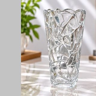 BÌNH CẮM HOA THUỶ TINH HOẠ TIẾT VẢY CÁ ELEGANT 802 (T6)