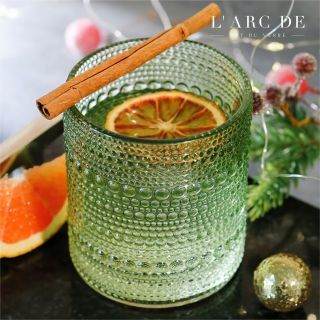 BỘ CỐC THỦY TINH VÂN HẠT SƯƠNG MIX MÀU -MODEL SKT30C6
