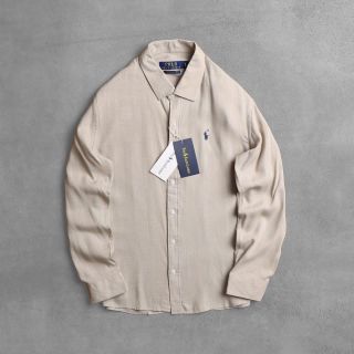 SM - Linen tay dài nam.  Chuẩn linen , đồng chất.