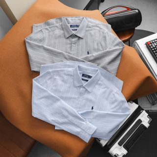Sơ mi POLO oxford tay dài nam. Chất vải oxfor- pha cotton mềm , cực mịn - mát - ít nhăn.