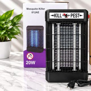 ĐÈN BẮT MUỖI & CÔN TRÙNG KILL PEST 20w – BÓNG THỦY TINH 44×20cm
