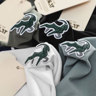 Polo Goat nam, chất cá sấu coton 100% 4 chiều xịn.