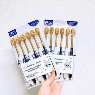 SET 6 BÀN CHẢI ĐÁNH RĂNG LỒNG MỀM (T200)