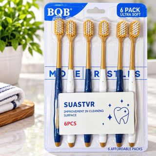 SET 6 BÀN CHẢI ĐÁNH RĂNG LỒNG MỀM (T200)