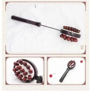 GẬY ĐẤM LƯNG GỖ MASSAGE 2 MẶT (T120)