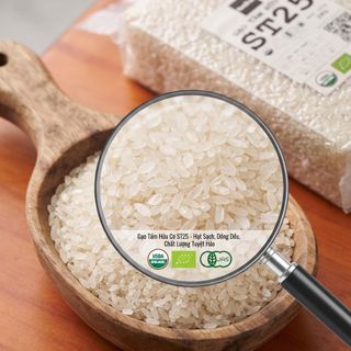 [Combo 3 túi 2kg] 6kg Gạo Tấm ST25 Hữu Cơ - Thơm Ngon, Nấu Cháo Ăn Dặm Cho Bé Và Người Cao Tuổi