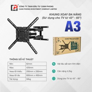 Giá Treo Tivi Xoay 43-65 inch - A3