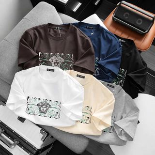 Áo thun polo nam. Chất vải cotton 4c. Hình in sắc nét.