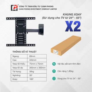 Giá Treo Tivi Xoay 24-55inch - X2