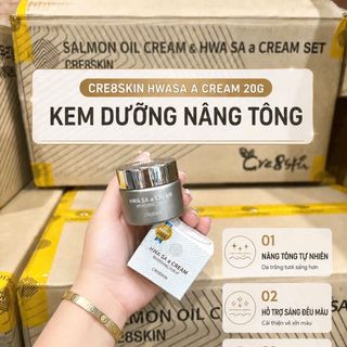 Kem cá hồi Cre8skin ngày 20g trắng