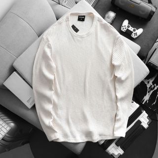 Loose Texture Longsleeve.   Chất 100% cotton dệt kim, vải len dà vừa mình chất đẹp .