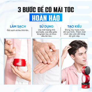 Sáp Vuốt Tóc Rhys Man 3S Pomade 90g Chính Hãng | SÁPITAL