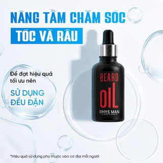 Tinh Dầu Dưỡng Tóc Và Râu Rhys Man Beard Oil 50ml | SÁPITAL