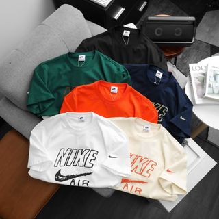 Mẫu áo NK nam.  Áo chất cotton. Phong cách trẻ trung, cá tính, form unisex nam nữ đều có thể mặc.