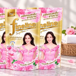 SET 3 TÚI NƯỚC XẢ VẢI THÁI LAN FINELINE 470ml (T8)