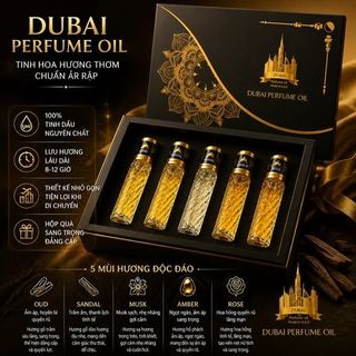 Set nước hoa Dubai đen