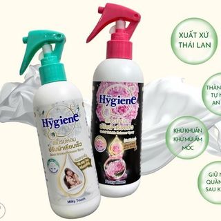 XỊT THƠM GIẢM NHĂN QUẦN ÁO HYGIENE THÁI LAN 220ml (T12)