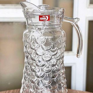 BÌNH NƯỚC THỦY TINH DELI CAO CẤP 1,7L YZH34 (T12)