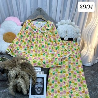 BỘ TOLE TAY LỠ CỔ SEN (8904)