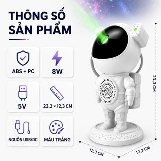 ĐÈN CHIẾU PHI HÀNH GIA V4 CÓ LOA BLUETOOTH (T30)
