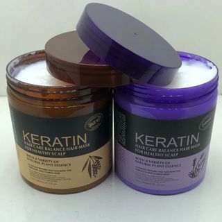 Kem ủ tóc Keratin nâu tím, ủ tóc Keratin hair mask