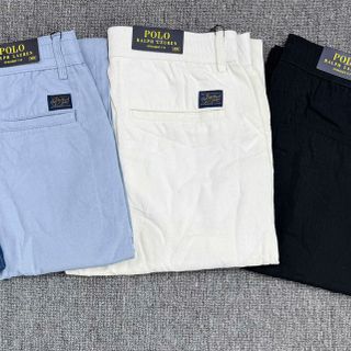 LINEN POLO LƯNG THUN DÀI NAM.  Fom ống đứng.