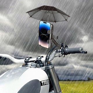 GIÁ ĐỠ ĐIỆN THOẠI GẮN XE MÁY S506 KÈM DÙ (T100)