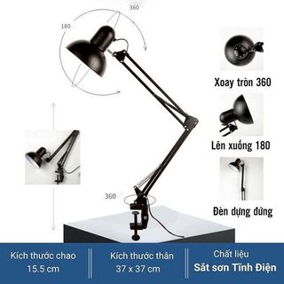 ĐÈN HỌC KẸP BÀN CHỐNG CẬN PIXAR (T12)