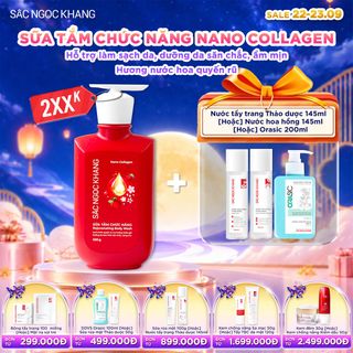 Sữa Tắm Chức Năng Nano Collagen Sắc Ngọc Khang [500G] - KÈM QUÀ TẶNG