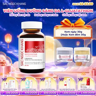 Viên Uống Dưỡng Trắng Vượt Trội Whitening Plus [Hộp 60 viên] KÈM QUÀ TẶNG