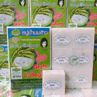 Xà Phòng Tắm Trắng Cám gạo Rice Milk Soap Thái Lan