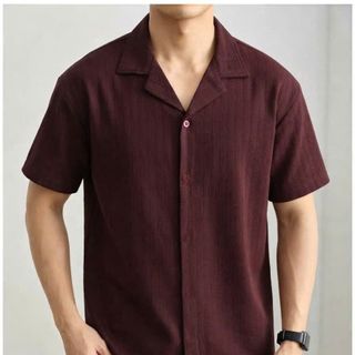 Sơ Mi Nam. Chất cotton vải dệt vân dọc nổi tinh tế.