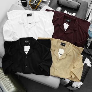 Sơ Mi Nam. Chất cotton vải dệt vân dọc nổi tinh tế.