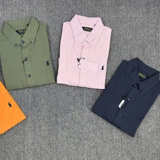 LINEN POLO TAY DÀI. Chất vải 100% linen tưng - ko pha - mịn- đồng chất.