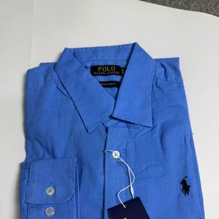 Sơ mi tay dài linen nam.