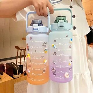 BÌNH ĐỰNG NƯỚC NHỰA MÀU CÓ VẠCH 2L (T48)
